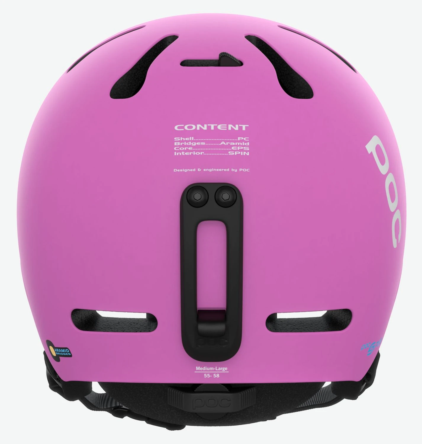 POC Fornix Spin Skihelm - Actinium Pink 5 POC Fornix Spin Skihelm - Actinium Pink – Bild 3