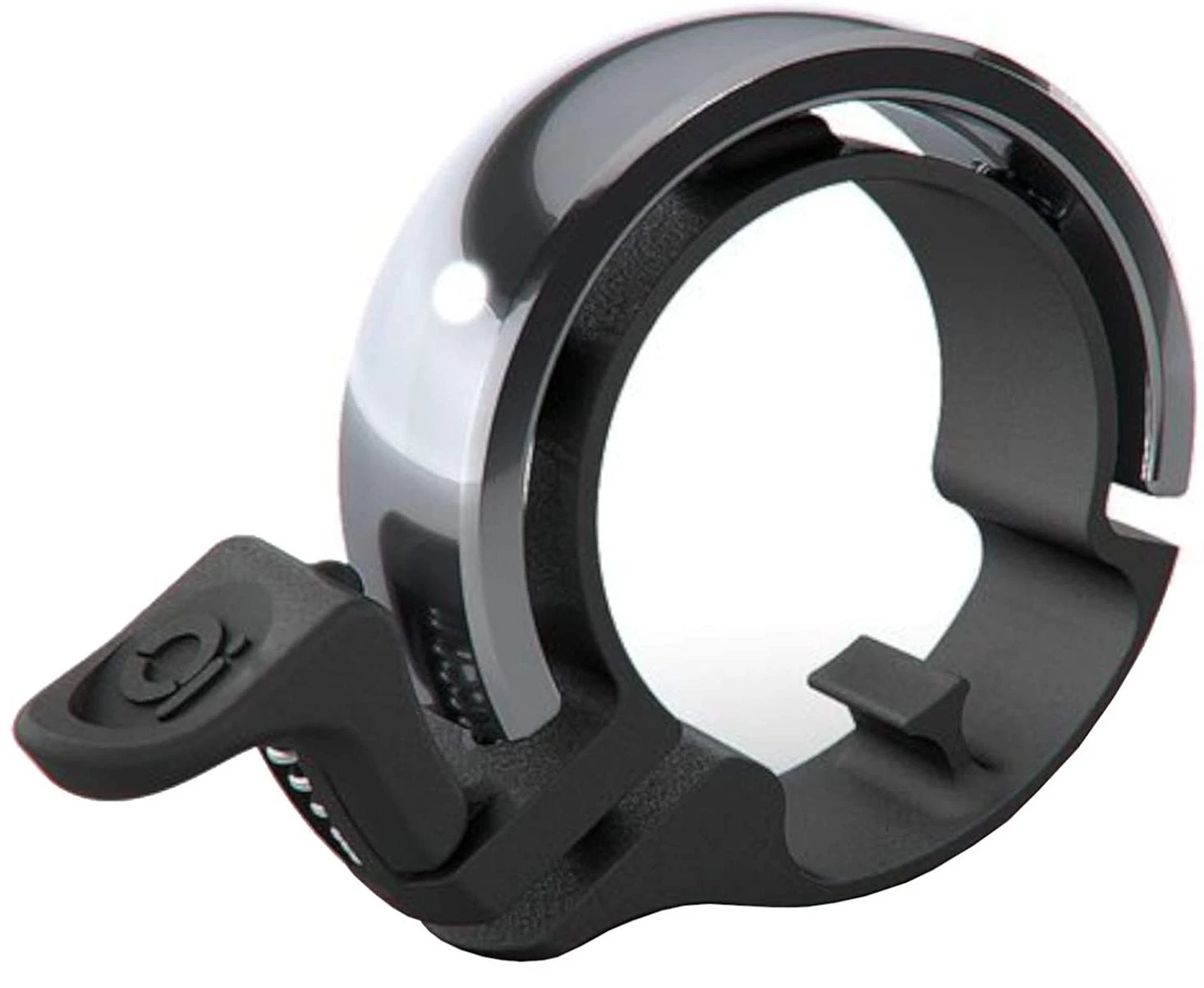 Knog Oi Classic Large Fahrradklingel, 23.8-31.8 Mm-black-silver Polished 3 Knog Oi Classic Large Fahrradklingel, 23.8-31.8 Mm-black-silver Polished
