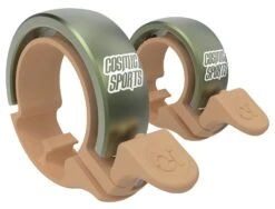 Knog Oi Classic Large Fahrradklingel, 22.2 Mm - Sand Brown/matte Desert Sage