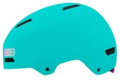 Giro Dime FS Kinder-Skatehelm - Matte Screaming Teal -Helm Geschäft 200184025 giro dime fs youth matte screaming teal left