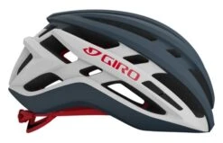 Giro Agilis MIPS Rennradhelm - Mat Port Grey/white/red -Helm Geschäft 200243022 Giro Agilis MIPS road helmet matte portaro grey white red left