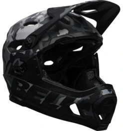Bell Super DH Spherical MIPS Downhill-Helm - Mat/gloss Black Camo -Helm Geschäft 210178043 bell super dh flex mips mountain helmet matte gloss black camo front right