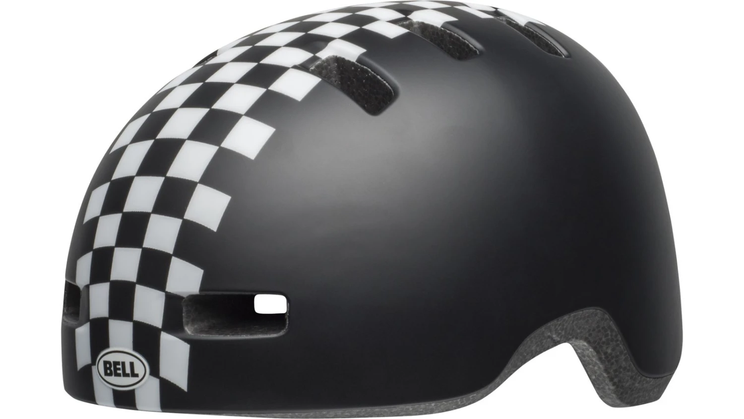 Bell Lil Ripper Kinder Fahrradhelm - Mat Black/white Checker 3 Bell Lil Ripper Kinder Fahrradhelm - Mat Black/white Checker
