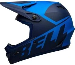 Bell Transfer BMX Downhill-Helm - Mat Blue/dark Blue