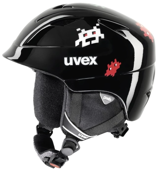 Uvex Airwing 2 Kinder-Skihelm - Black Pacman 3 Uvex Airwing 2 Kinder-Skihelm - Black Pacman