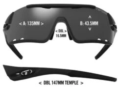 TIFOSI Davos Sportbrille-crystal Neon Green -Helm Geschäft 250138001 Tifosi DAVOS race neon smoke detail2