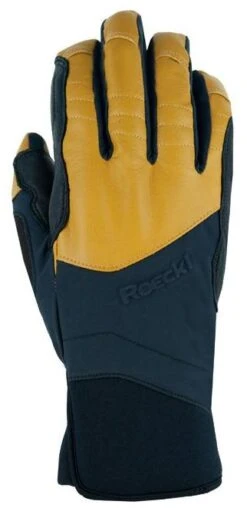 Roeckl Meiringen Wintersport-Skihandschuh - Black/camel
