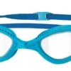 ZOGGS Tiger Schwimmbrille - Blue Blue Reef / Clear -Helm Geschäft 413188 Zoggs Tiger Head Schwimmbrille blue blue reef clearx
