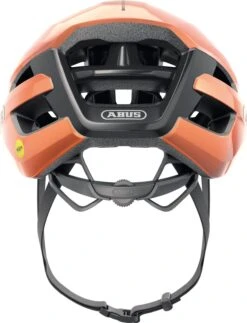 ABUS Powerdom Mips Rennradhelm - Orange Goldfish Gloss -Helm Geschäft 91962 POWERDOME MIPS GOLDFISH REAR CMYK