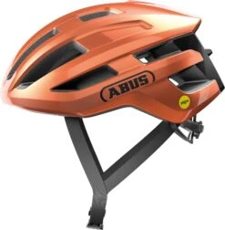 ABUS Powerdom Mips Rennradhelm - Orange Goldfish Gloss