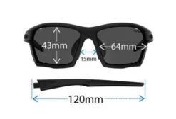 TIFOSI KILO Sportbrille-Crystal Smoke-Clarion Yellow 15 TIFOSI KILO Sportbrille-Crystal Smoke-Clarion Yellow -Helm Geschäft Abmessungen Tifosi Kilo 4