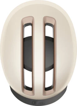ABUS HUD-Y City- Fahrradhelm - Champagne Gold -Helm Geschäft Abus Hud y city stadt fahrradhelm ebike helm champagne gold 4