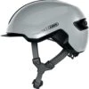 ABUS HUD-Y City- Fahrradhelm - Race Grey -Helm Geschäft Abus Hud y city stadt fahrradhelm ebike helm flower race grey 1