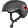 ABUS HUD-Y City- Fahrradhelm - Titan Mat 1 ABUS HUD-Y City- Fahrradhelm - Titan Mat -Helm Geschäft Abus Hud y city stadt fahrradhelm ebike helm signal titan mat 1