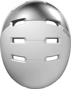 ABUS Skurb ACE Fahrradhelm Skatehelm-silver White -Helm Geschäft Abus Skurb Fahrradhelm Skaterhelm silver white 3