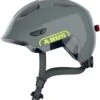 ABUS Smiley 3.0 ACE LED Kinder-Fahrradhelm - Shiny Grey 1 ABUS Smiley 3.0 ACE LED Kinder-Fahrradhelm - Shiny Grey -Helm Geschäft Abus Smiley 3 0 Ace kinder fahrradhelm shiny grey 0