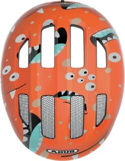 ABUS Smiley 3.0 Kinder-Fahrradhelm - Orange Monster 9 ABUS Smiley 3.0 Kinder-Fahrradhelm - Orange Monster -Helm Geschäft Abus Smiley 3 0 kinder fahrradhelm orange monster 4