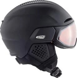 Alpina ORO QV MIPS Visier-Skihelm - Black Mat -Helm Geschäft Alpina Alto QV Skihelm varioflex quattroflex black mat 3