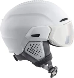 Alpina ALTO V Visier Skihelm - White Mat -Helm Geschäft Alpina Alto V Visier Skihelm selbsttoenendes Visier photochromatic variomatik white mat 3