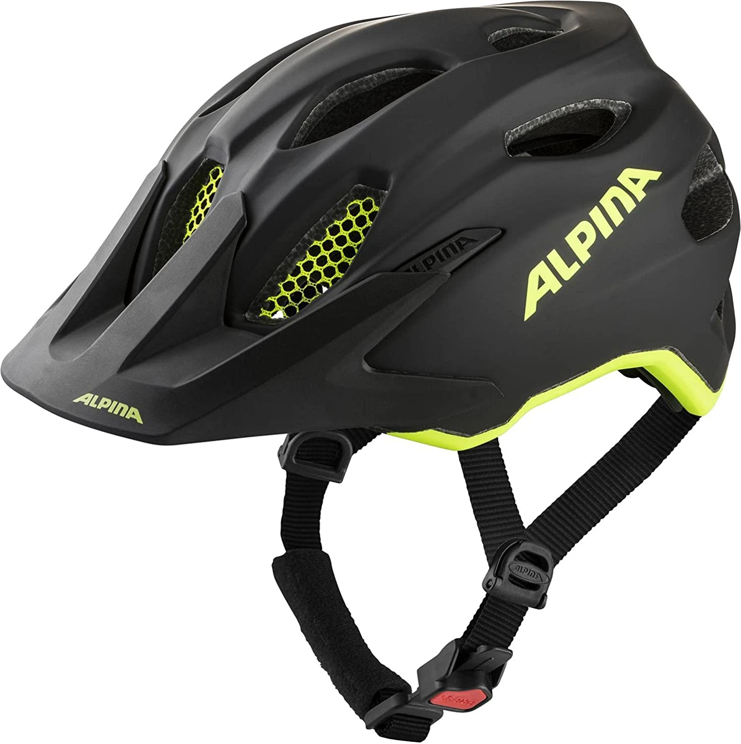 Alpina Carapax Jr. Flash Fahrradhelm - Black Neon Yellow Mat 3 Alpina Carapax Jr. Flash Fahrradhelm - Black Neon Yellow Mat