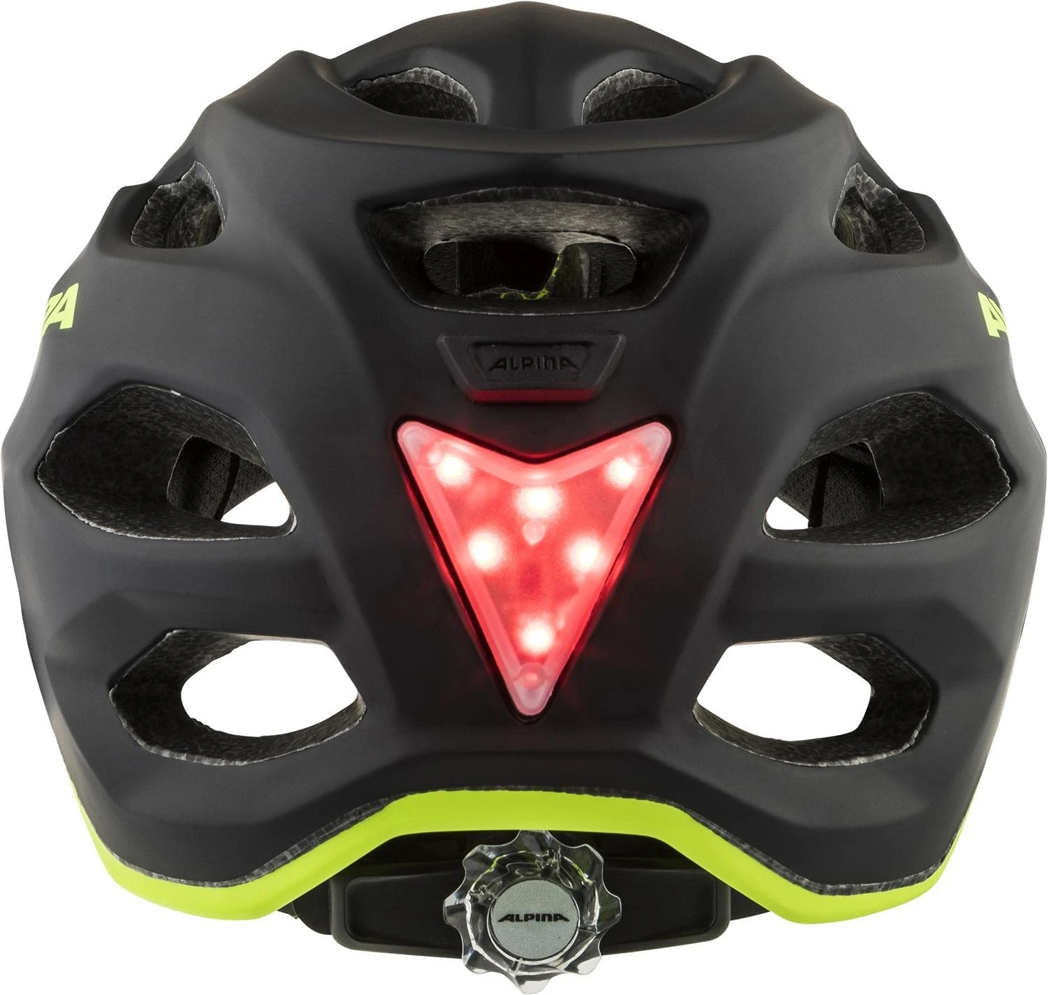 Alpina Carapax Jr. Flash Fahrradhelm - Black Neon Yellow Mat 6 Alpina Carapax Jr. Flash Fahrradhelm - Black Neon Yellow Mat – Bild 4