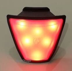 Alpina Plug-In-Light IV Fahrradhelm Rücklicht