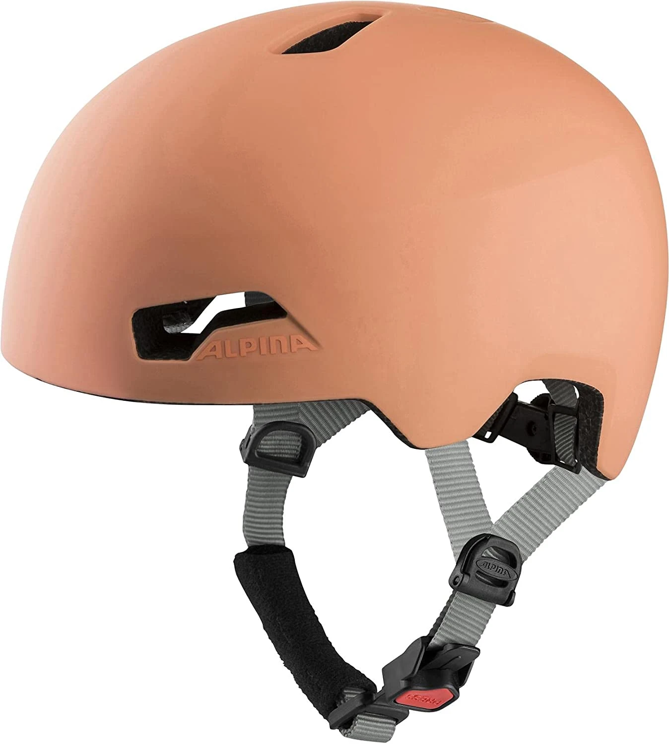 Alpina Hackney Skatehelm-Fahrradhelm - Peach Mat 3 Alpina Hackney Skatehelm-Fahrradhelm - Peach Mat