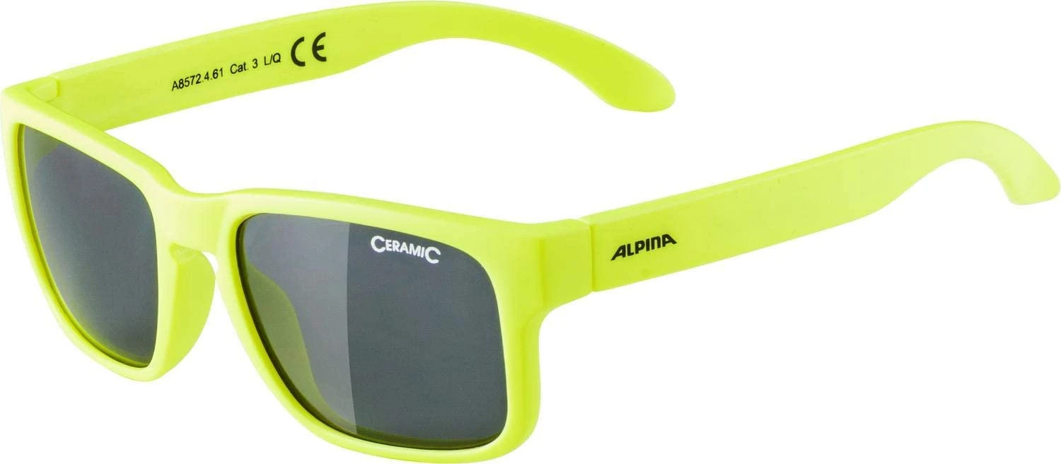 Alpina Mitzo Kinder-Sonnenbrille - Neon Yellow Matt 3 Alpina Mitzo Kinder-Sonnenbrille - Neon Yellow Matt