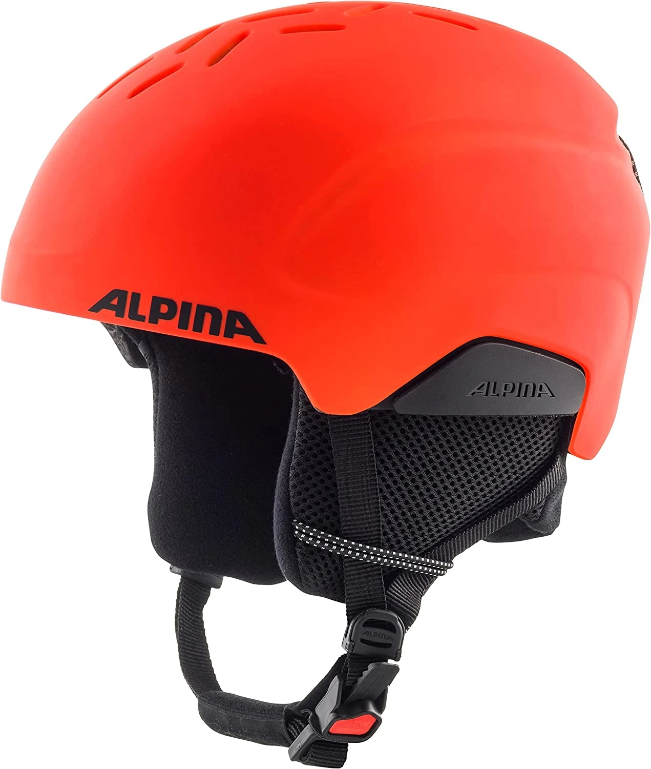 Alpina Pizi Kinderskihelm - Neon Orange Mat 3 Alpina Pizi Kinderskihelm - Neon Orange Mat