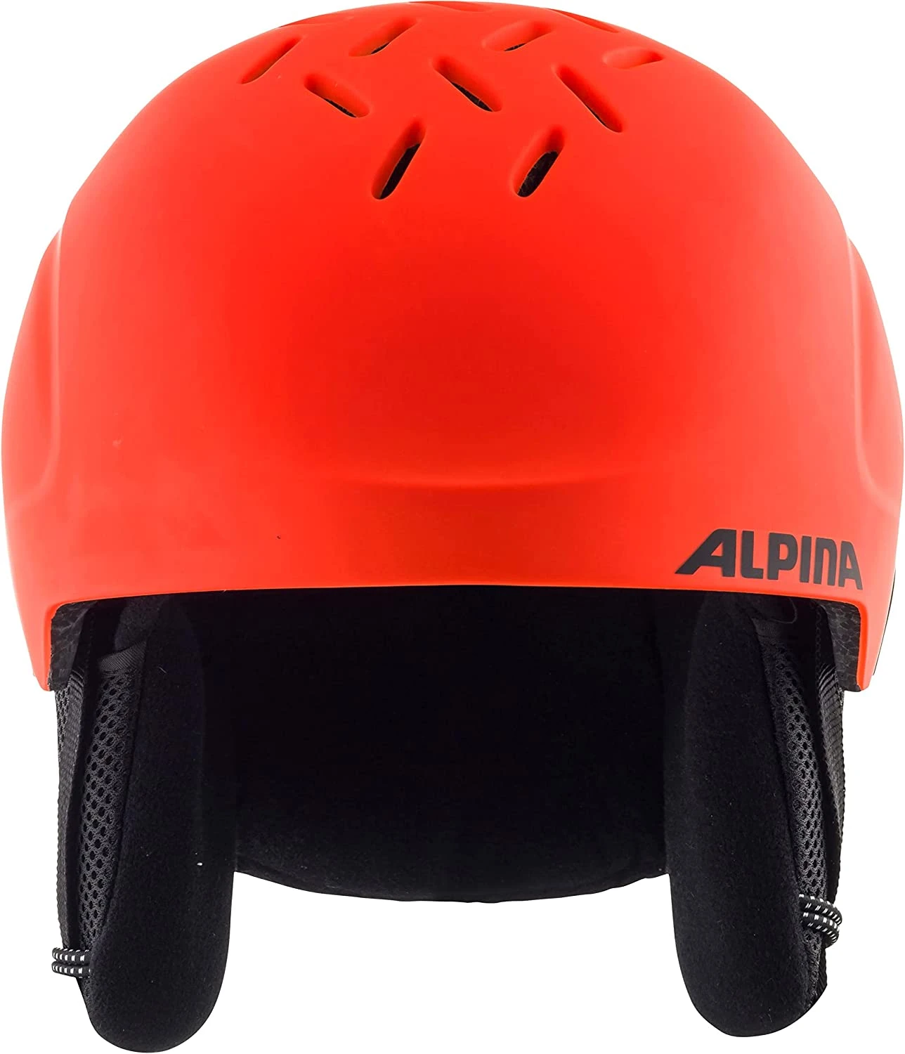 Alpina Pizi Kinderskihelm - Neon Orange Mat 4 Alpina Pizi Kinderskihelm - Neon Orange Mat – Bild 2