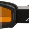 Alpina Scarabeo Jr. Kinder-Skibrille - Black Mat -Helm Geschäft Alpina Scarabeo Kinderskihbrille black mat