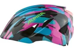 Alpina Pico Flash Kinder Fahrradhelm - Neon Blue-pink Gloss (glänzend) -Helm Geschäft Alpina pico flash kinderhelm neon blue pink gloss 3