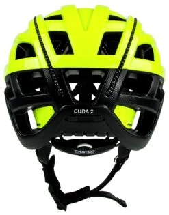 CASCO Cuda 2 Fahrradhelm - Neongelb-glanz -Helm Geschäft CASCO CUDA2 NeonYellow Shiny back rgb 04 1641