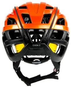 CASCO Cuda 2 Fahrradhelm - Orange-glanz -Helm Geschäft CASCO CUDA2 Orange Shiny back rgb 04 1644
