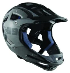 CASCO MTBE Fullface Downhill-Helm - Schwarz-Carbon Olive 9 CASCO MTBE Fullface Downhill-Helm - Schwarz-Carbon Olive -Helm Geschäft CASCO MTBE FullFace Black Carbon Shiny persp cmyk 300dpi 04 1453