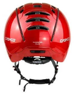 CASCO Roadster Plus Visier Fahrradhelm - Rot Glanz -Helm Geschäft CASCO ROADster Plus Glossy Red Visor Sunset back rgb 04 3628