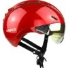 CASCO Roadster Plus Visier Fahrradhelm - Rot Glanz 2 CASCO Roadster Plus Visier Fahrradhelm - Rot Glanz -Helm Geschäft CASCO ROADster Plus Glossy Red Visor Sunset side rgb 04 3628