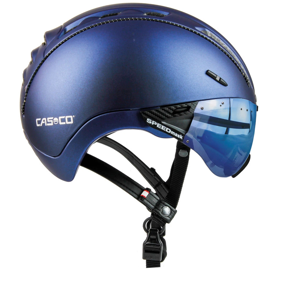 CASCO Roadster Plus Visier Fahrradhelm - Navy Metallic 3 CASCO Roadster Plus Visier Fahrradhelm - Navy Metallic