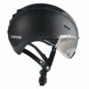 CASCO Roadster Plus Visier Fahrradhelm - Schwarz Matt -Helm Geschäft Casco Roadster Fahrradhelm mit Visier schwarz matt
