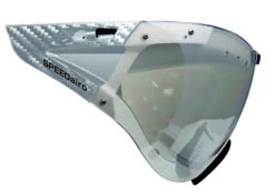 CASCO Visier SPEEDmask - White-Carbonic Clear-silver S1