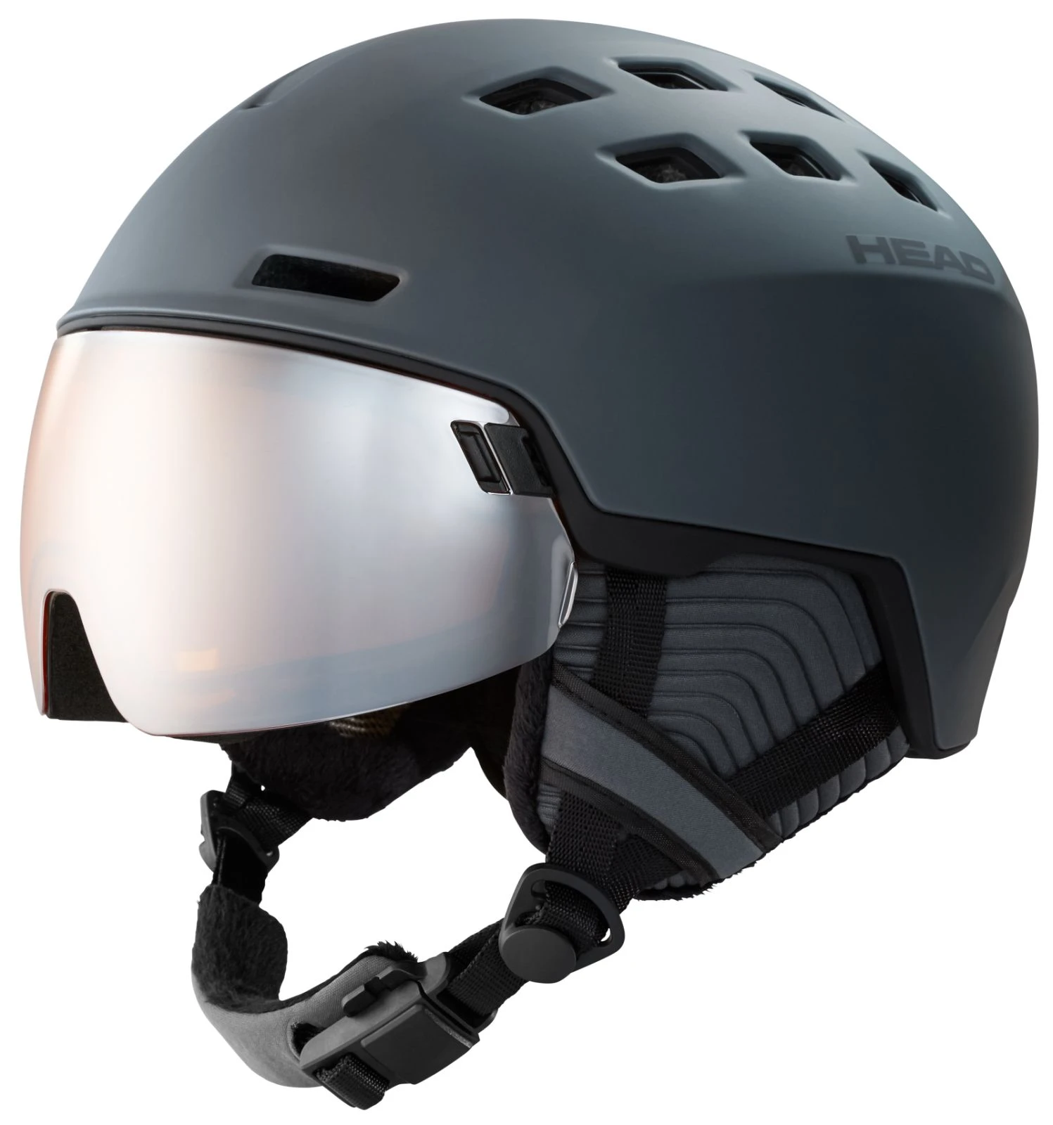HEAD RADAR Visier-Skihelm - Grey Mat 3 HEAD RADAR Visier-Skihelm - Grey Mat