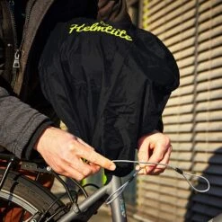 Helmtüte - Helmtasche Mit Diebstahlschutz 13 Helmtüte - Helmtasche Mit Diebstahlschutz -Helm Geschäft Helmtuete helmschloss fahrradhelm anschliessen 3