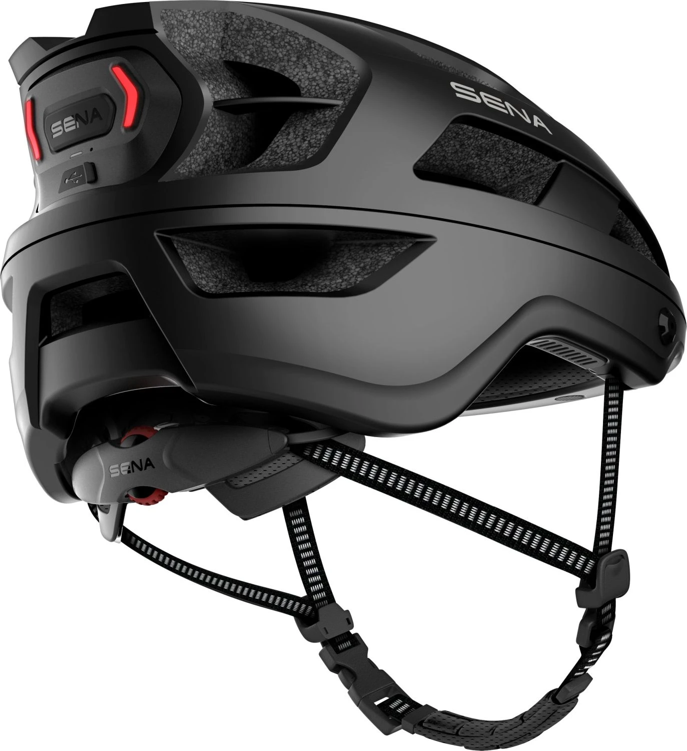 SENA M1 EVO Smarter Fahrradhelm - Matt Black 8 SENA M1 EVO Smarter Fahrradhelm - Matt Black – Bild 6