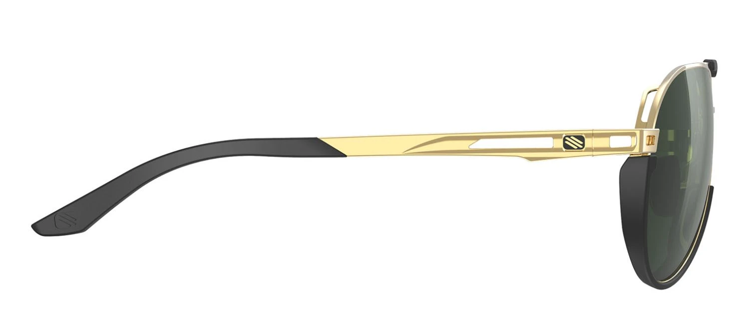 Rudy Project Skytrail Piloten-Sonnenbrille - Ligth Gold Shiny / Green 6 Rudy Project Skytrail Piloten-Sonnenbrille - Ligth Gold Shiny / Green – Bild 4