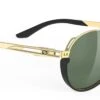 Rudy Project Skytrail Piloten-Sonnenbrille - Ligth Gold Shiny / Green -Helm Geschäft ML380105 0000 Rudy Project Skytrail Pilotenbrille Sonnenbrille light gold shiny green