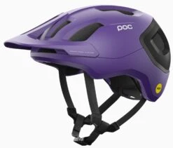 POC Axion Race MIPS MTB-Fahrradhelm-Helm - Sapphire Purple/Uranium Black Metallic/Matt