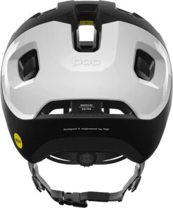 POC Axion Race MIPS MTB-Fahrradhelm-Helm - Uranium Black Matt/Hydrogen White -Helm Geschäft Poc Axion race mips MTB Bike Helm Fahrradhelm uranium black white 4