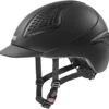 Uvex Exxential II Reithelm-black Mat -Helm Geschäft Reithelm uvex exxential II black mat 1