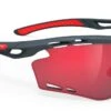 Rudy Project Propulse Sportbrille - Charcoal Mat/multilaser Red -Helm Geschäft Rudy Project Propulse Sportbrille Laufbrille joggingbrille charcoal mat red 1