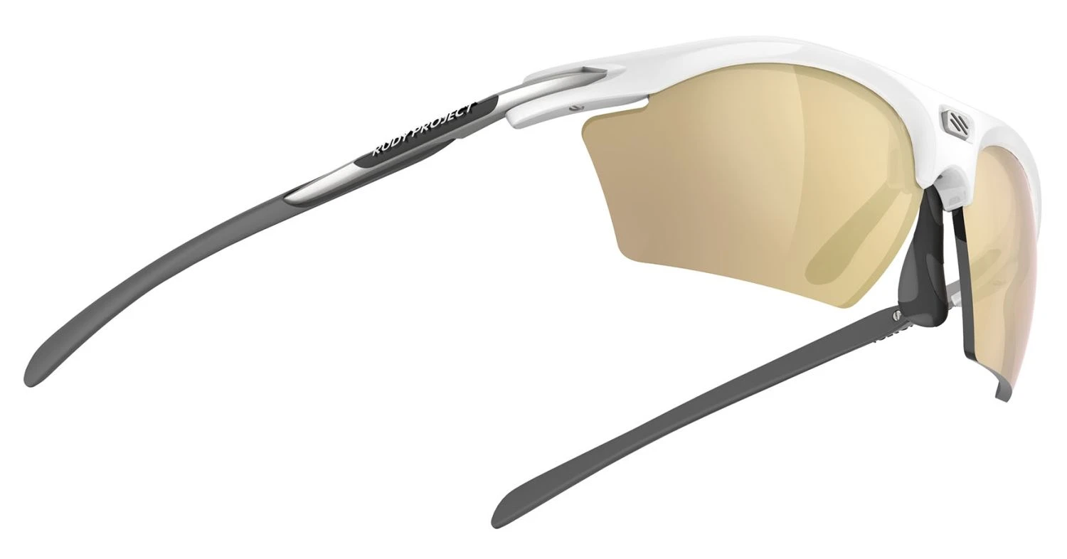 Rudy Project Rydon Slim Sportbrille - White Gloss - Multilaser Gold 5 Rudy Project Rydon Slim Sportbrille - White Gloss - Multilaser Gold – Bild 3